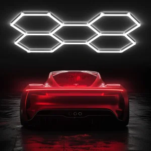 Hexagon Garage Light 25 Pack Tubes High Brightness 6500K Super Bright