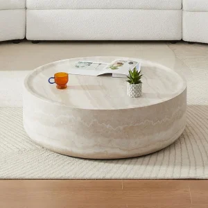 Faux Mars Pattern Modern Minimalist Table