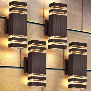 4 Pack Outdoor Wall Lights
