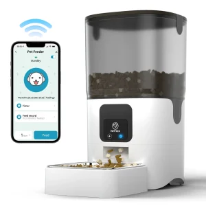 Smart Automatic Cat Feeders with APP Control for Remote Feeding